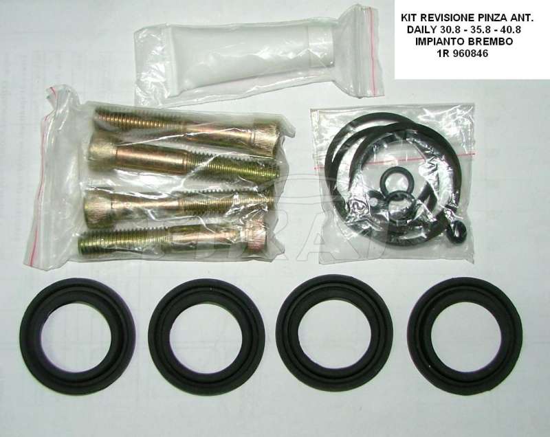 KIT REVISIONE PINZE FRENO IVECO DAILY ANT.